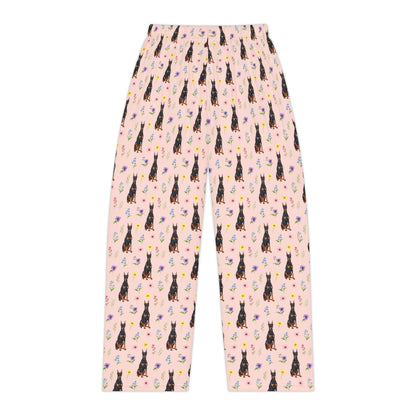 Doberman Pinscher Dog Women's Pajama Pants