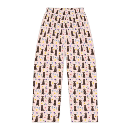 Chocolate Labrador Retriever Dog Women's Pajama Pants
