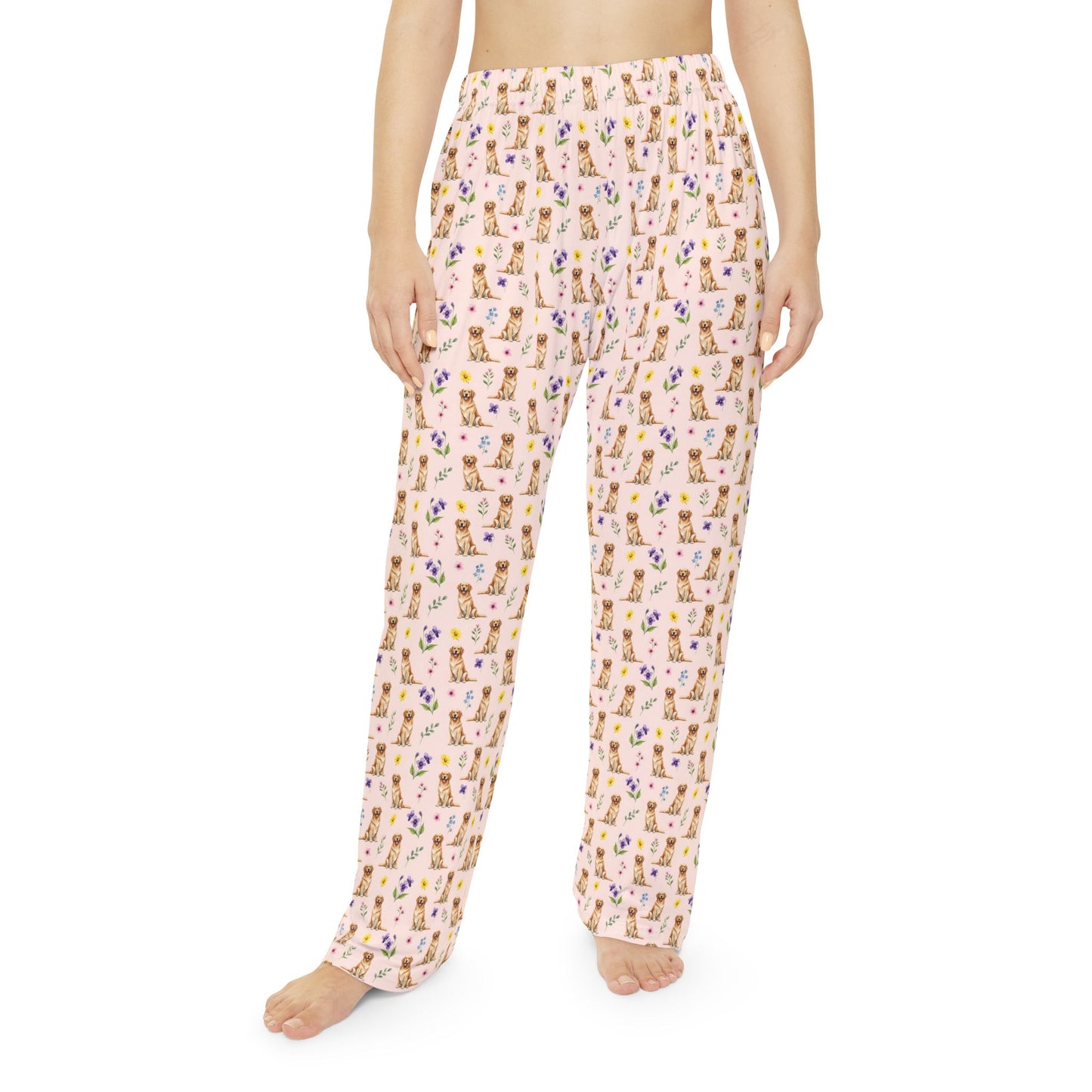 Golden Retriever Dog Women's Pajama Pants