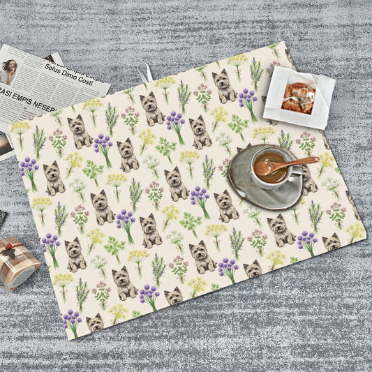 Cairn Terrier Large Dish Drying Mat
