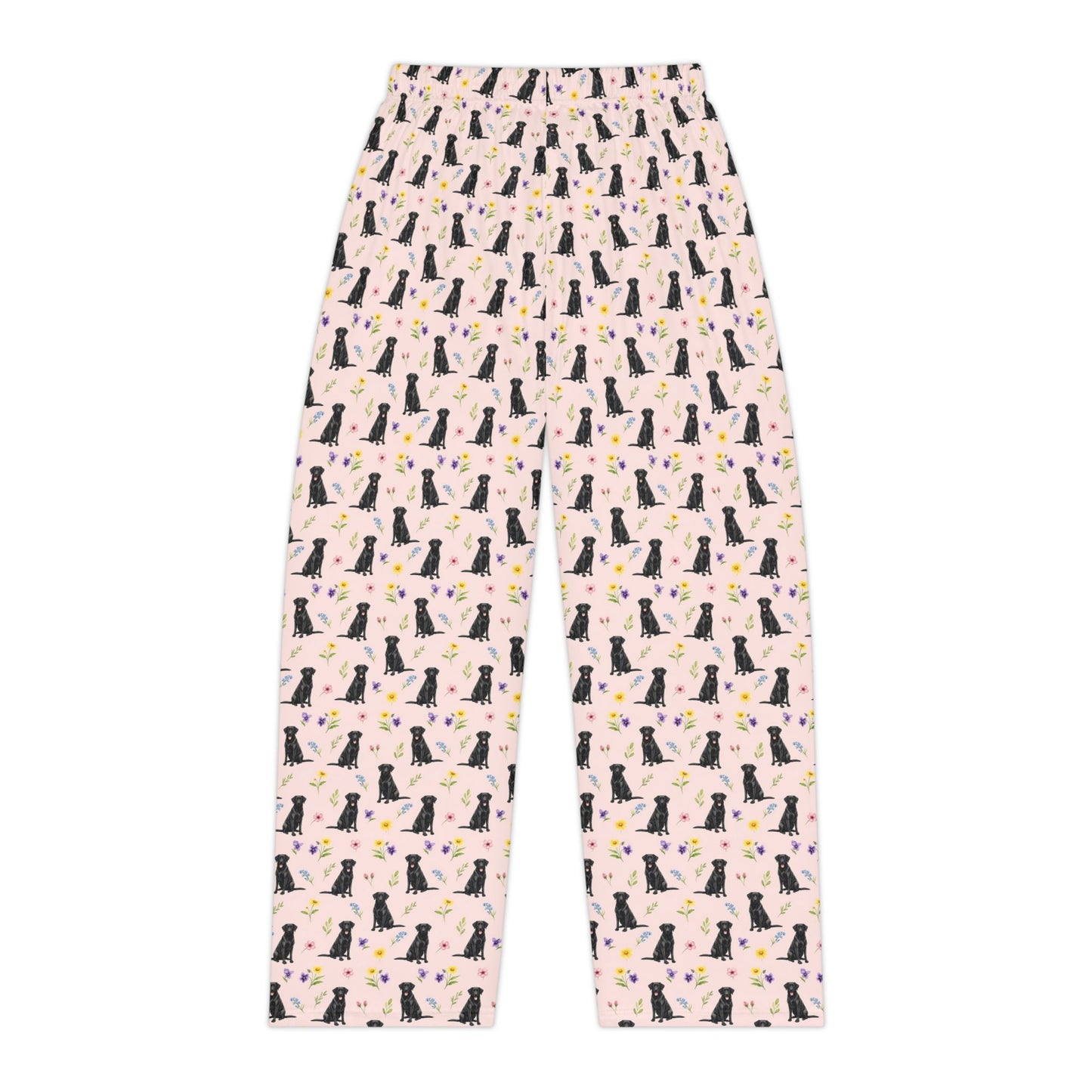 Black Labrador Retriever Dog Women's Pajama Pants