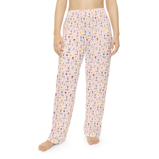 West Highland White Terrier Dog Women's Pajama Pants