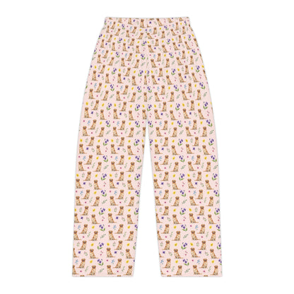 Golden Retriever Dog Women's Pajama Pants