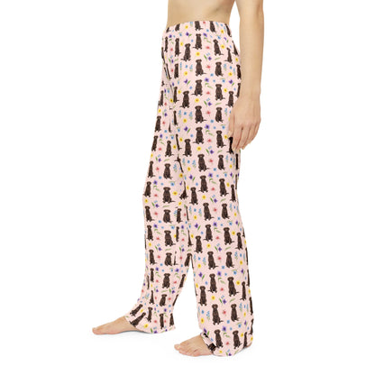 Chocolate Labrador Retriever Dog Women's Pajama Pants