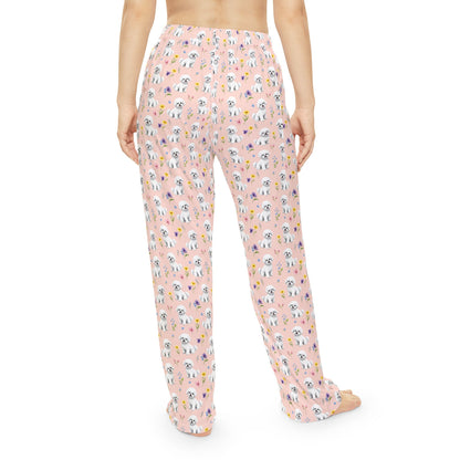 Bichon Frise Dog Women's Pajama Pants