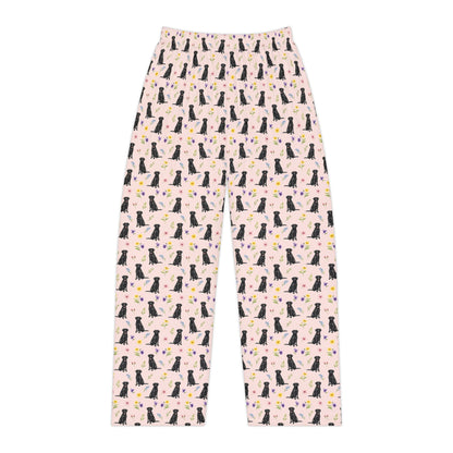 Black Labrador Retriever Dog Women's Pajama Pants