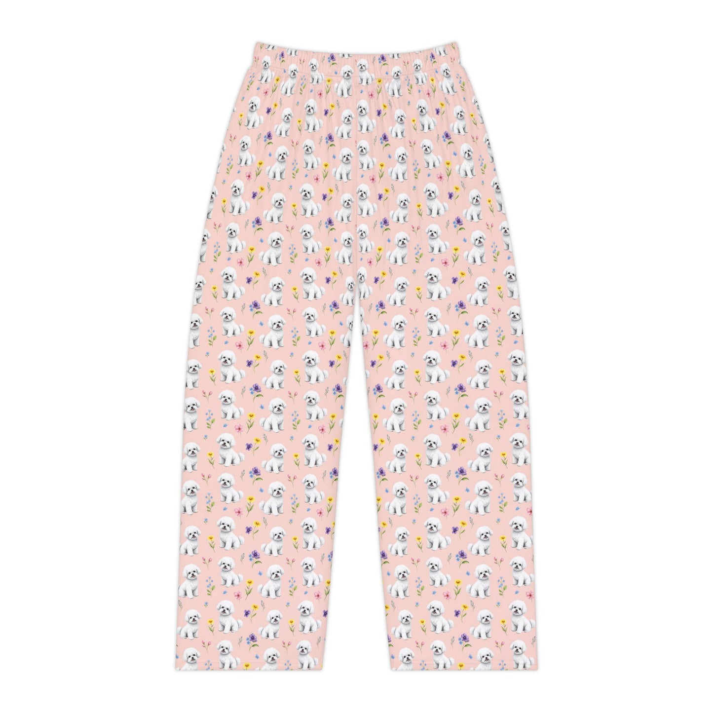 Bichon Frise Dog Women's Pajama Pants