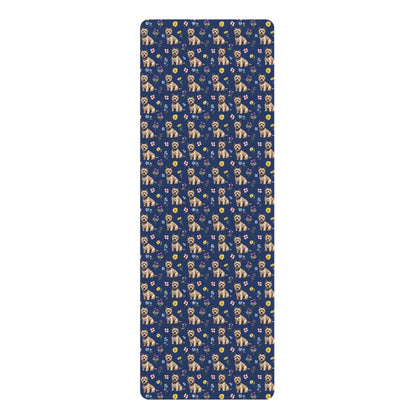 Cairn Terrier Dog Floral Yoga Mat – Durable Non-Slip Rubber Surface for Home & Studio Practice