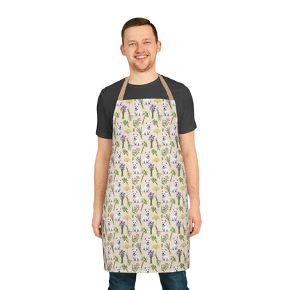 West Highland White Terrier Dog & Herbs Kitchen Apron