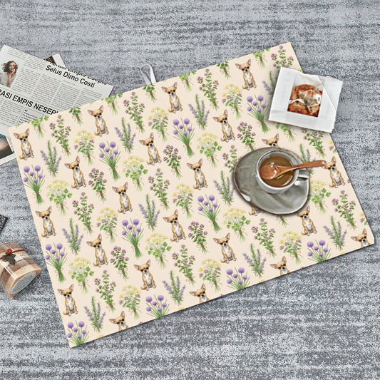 Chihuahua Large Dish Drying Mat