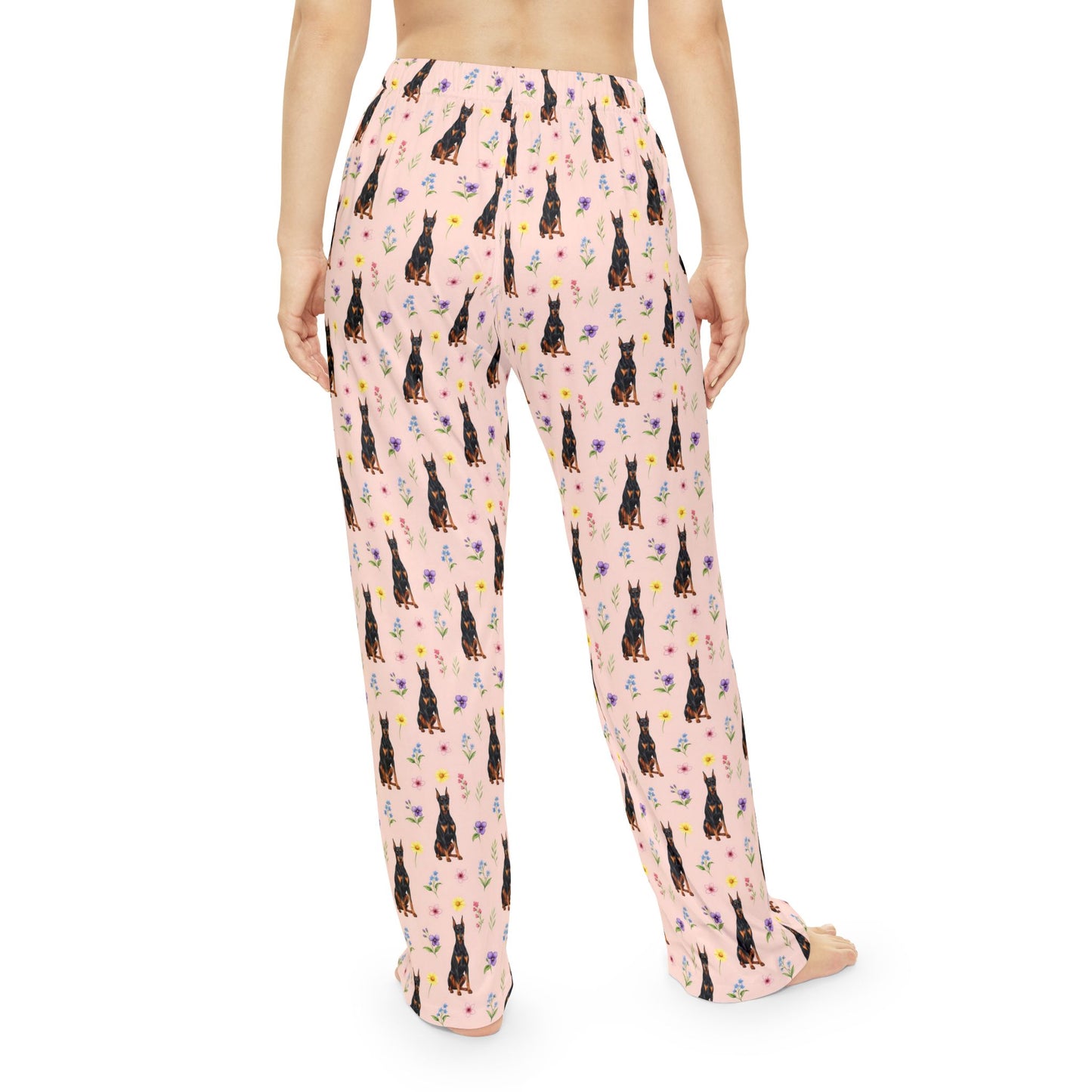 Doberman Pinscher Dog Women's Pajama Pants
