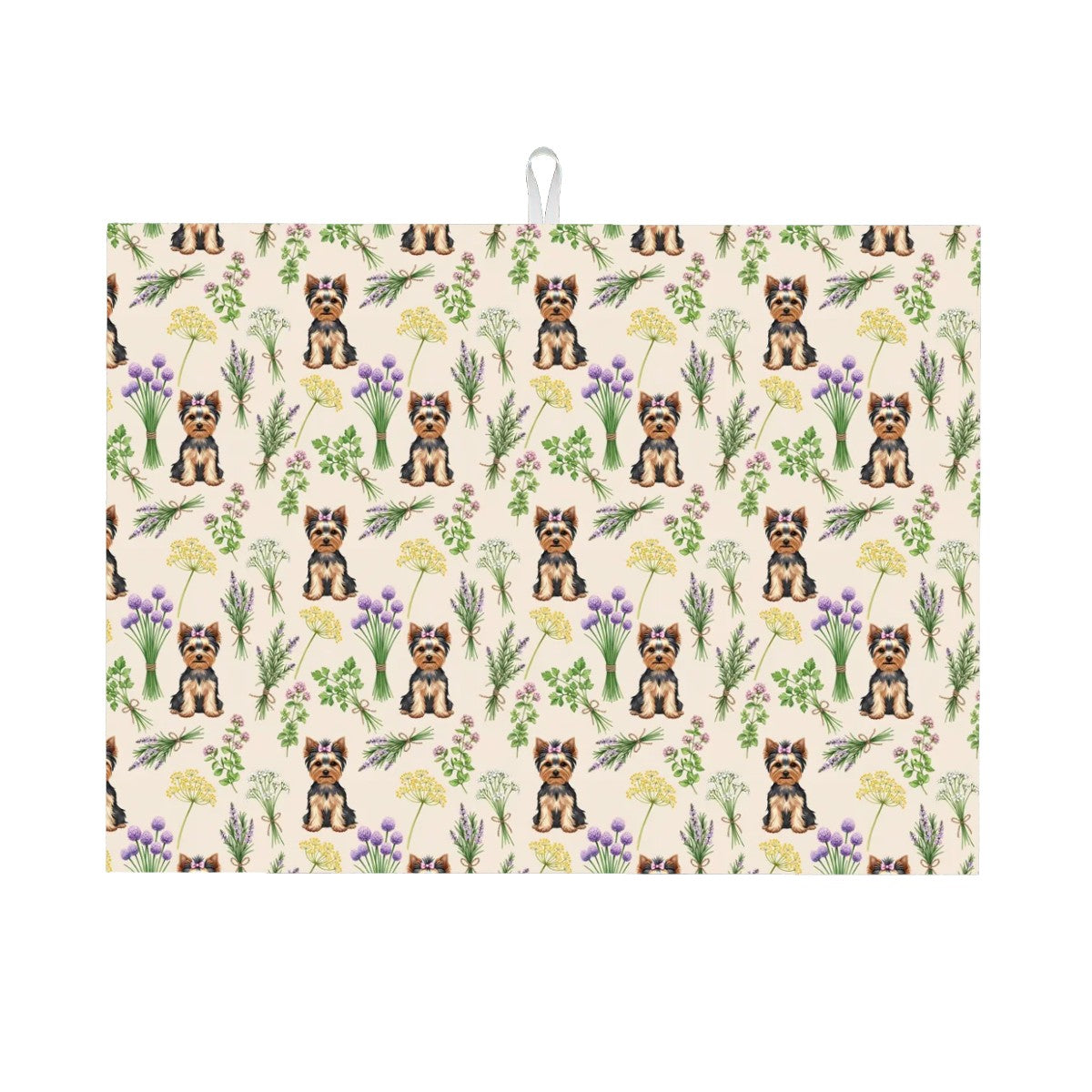 Yorkshire Terrier Large Dish Drying Mat