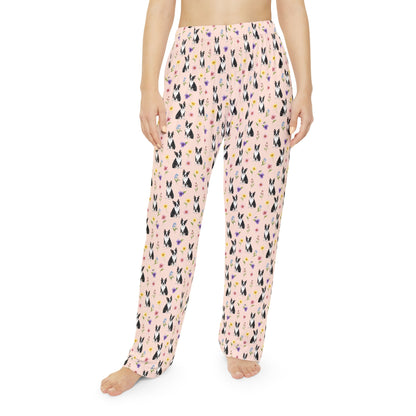 Boston Terrier Dog Women's Pajama Pants