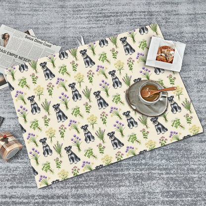 Schnauzer Large Dish Drying Mat