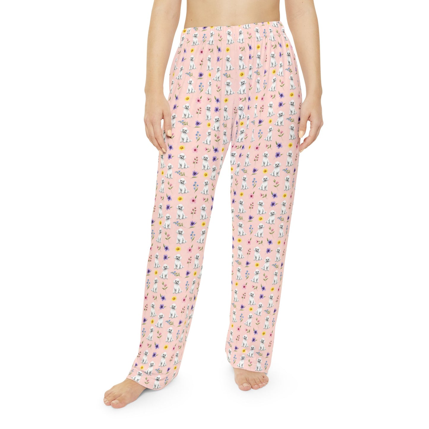 Poodle Dog Women's Pajama Pants