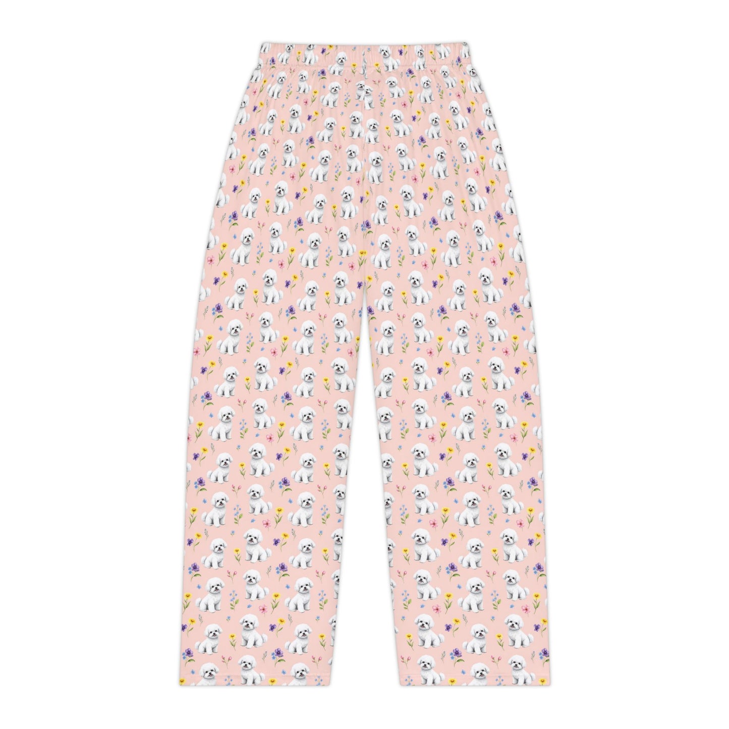 Bichon Frise Dog Women's Pajama Pants