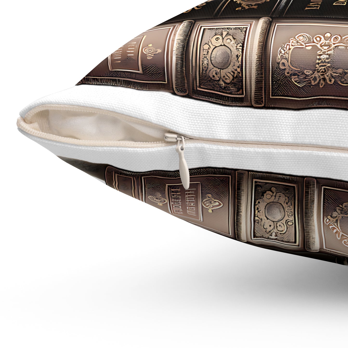 Bichon Frise Throw Pillow for Book Lovers