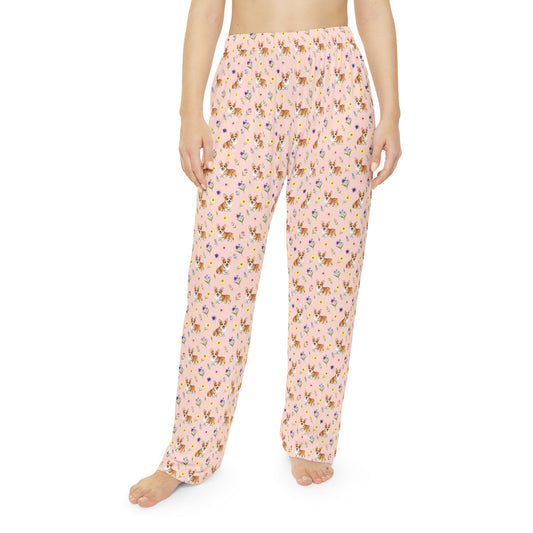 Corgi Dog Women's Pajama Pants