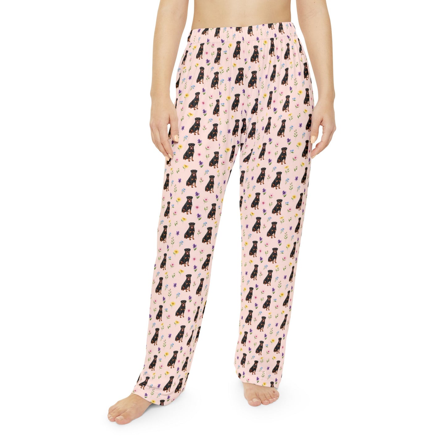 Rottweiler Dog Women's Pajama Pants