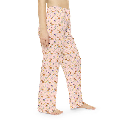 Corgi Dog Women's Pajama Pants