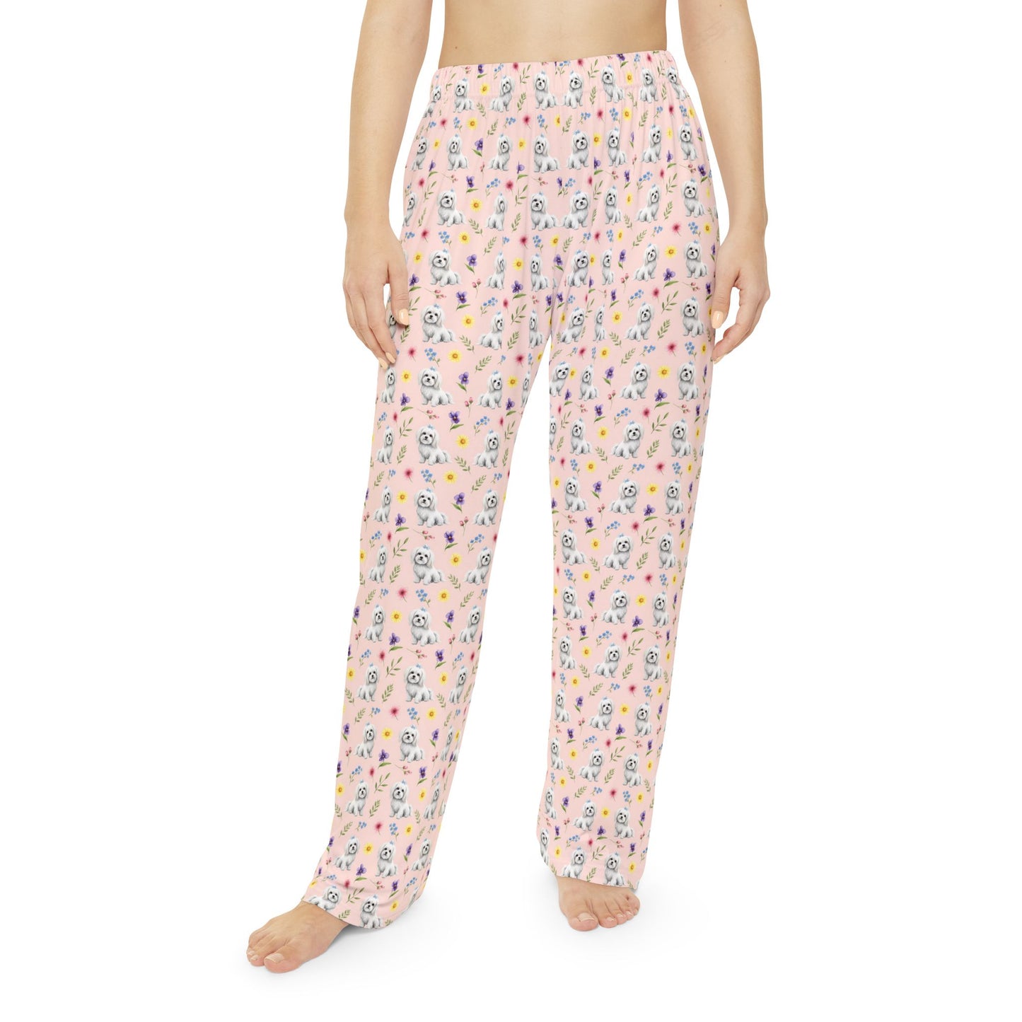 Maltese Dog Women's Pajama Pants