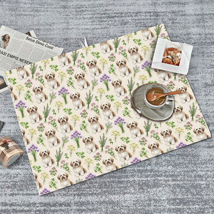 Havanese Large Dish Drying Mat