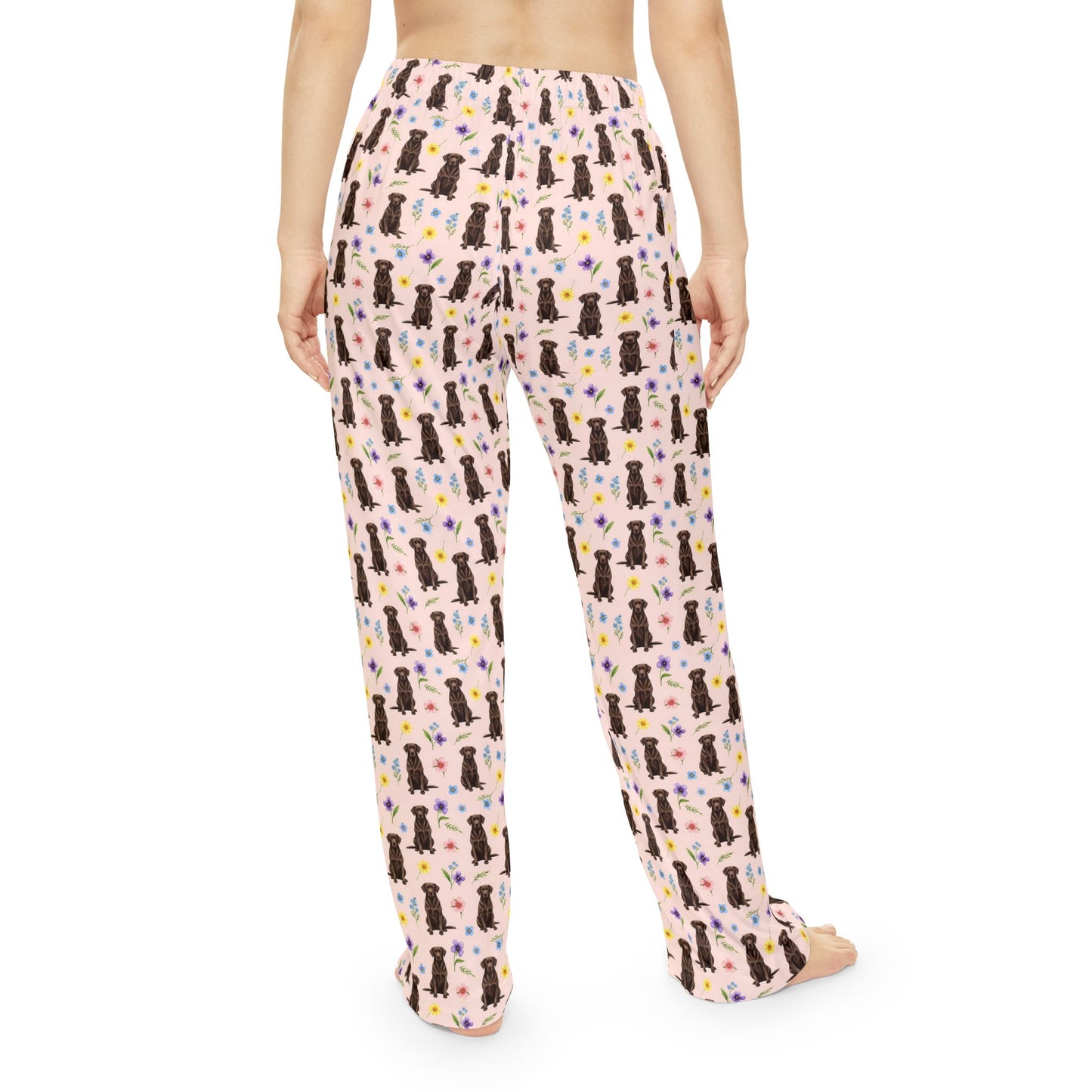 Chocolate Labrador Retriever Dog Women's Pajama Pants