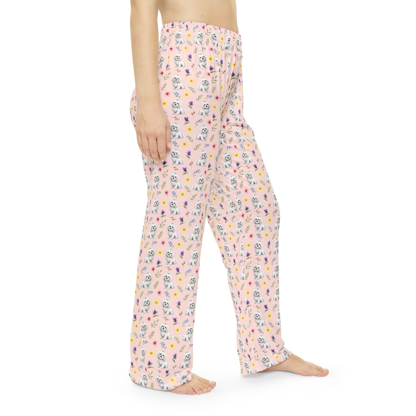 Maltese Dog Women's Pajama Pants