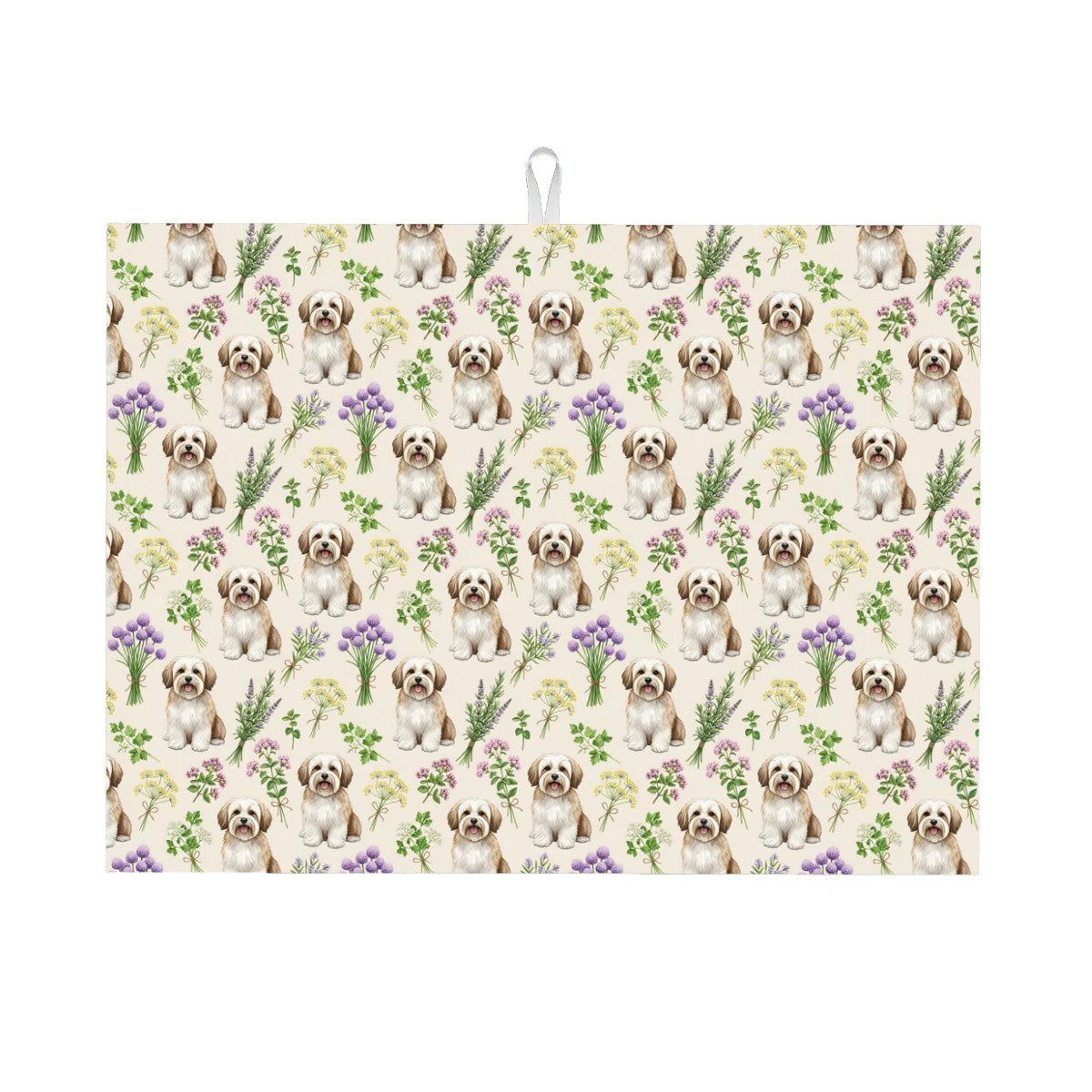 Havanese Large Dish Drying Mat