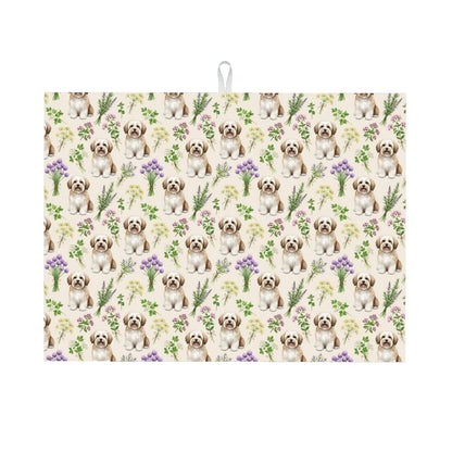 Havanese Large Dish Drying Mat
