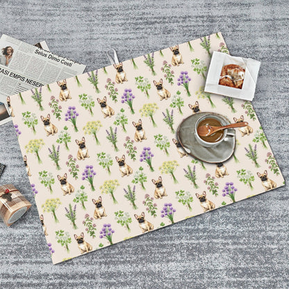 French Bulldog Large Dish Drying Mat