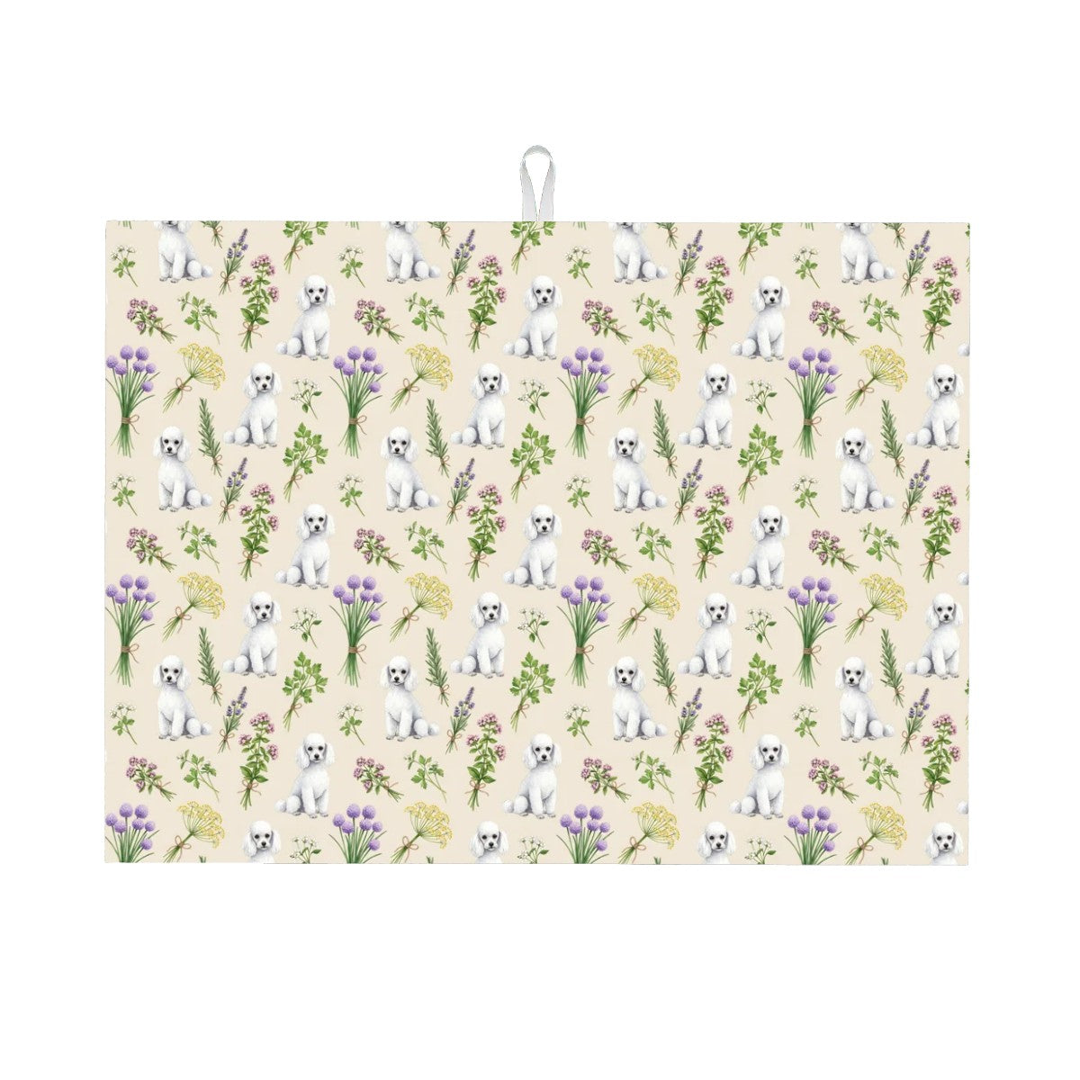 Poodle Large Dish Drying Mat