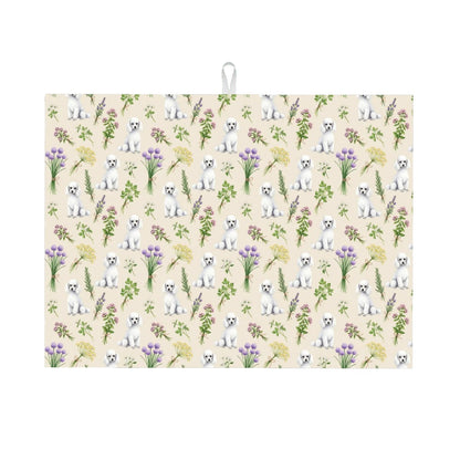 Poodle Large Dish Drying Mat