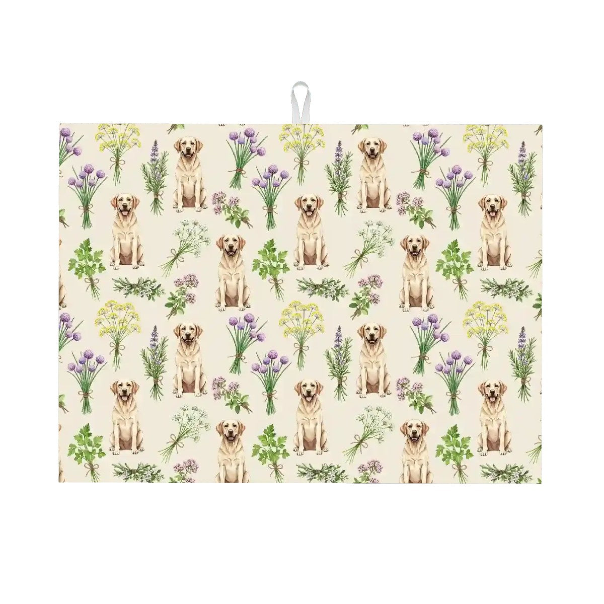 Labrador Retriever Large Dish Drying Mat