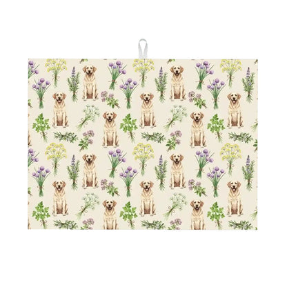 Labrador Retriever Large Dish Drying Mat