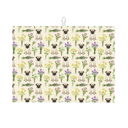Pug Large Dish Drying Mat