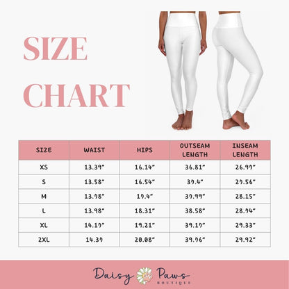 Doberman Pinscher Dog Floral High Waisted Yoga Leggings - Perfect for Fitness & Everyday Wear