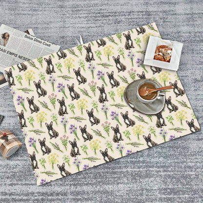French Bulldog Large Dish Drying Mat