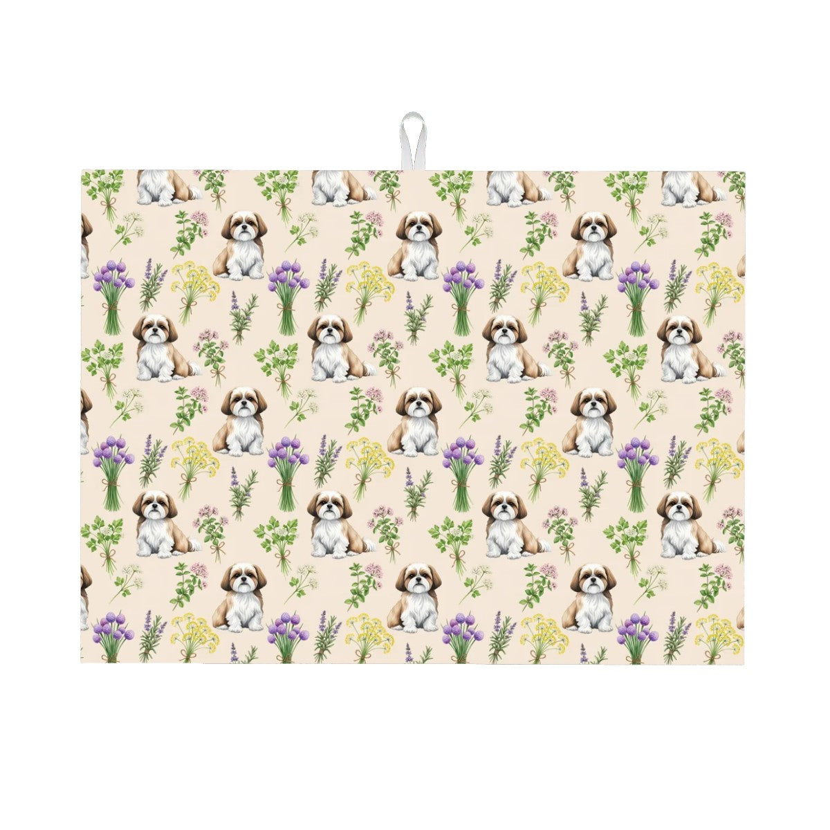 Shih Tzu Large Dish Drying Mat