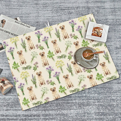 Labrador Retriever Large Dish Drying Mat