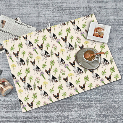 Rat Terrier Large Dish Drying Mat
