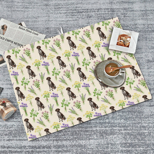 German Shorthaired Pointer Large Dish Drying Mat