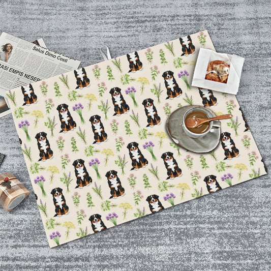 Bernese Mountain Dog Large Dish Drying Mat