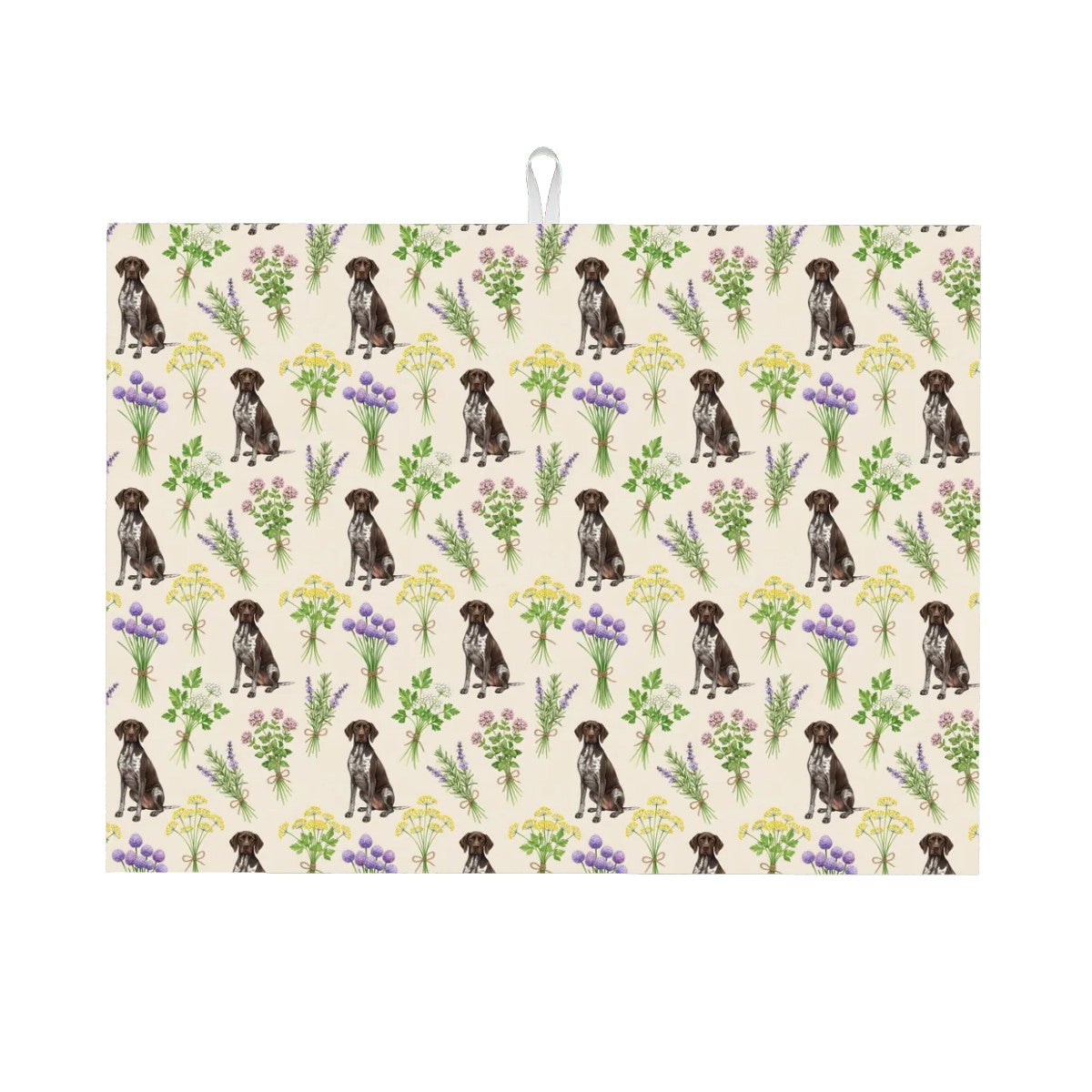 German Shorthaired Pointer Large Dish Drying Mat