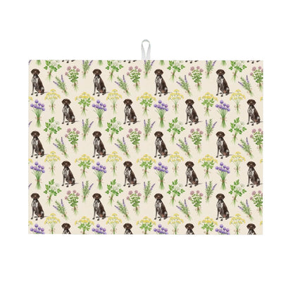 German Shorthaired Pointer Large Dish Drying Mat