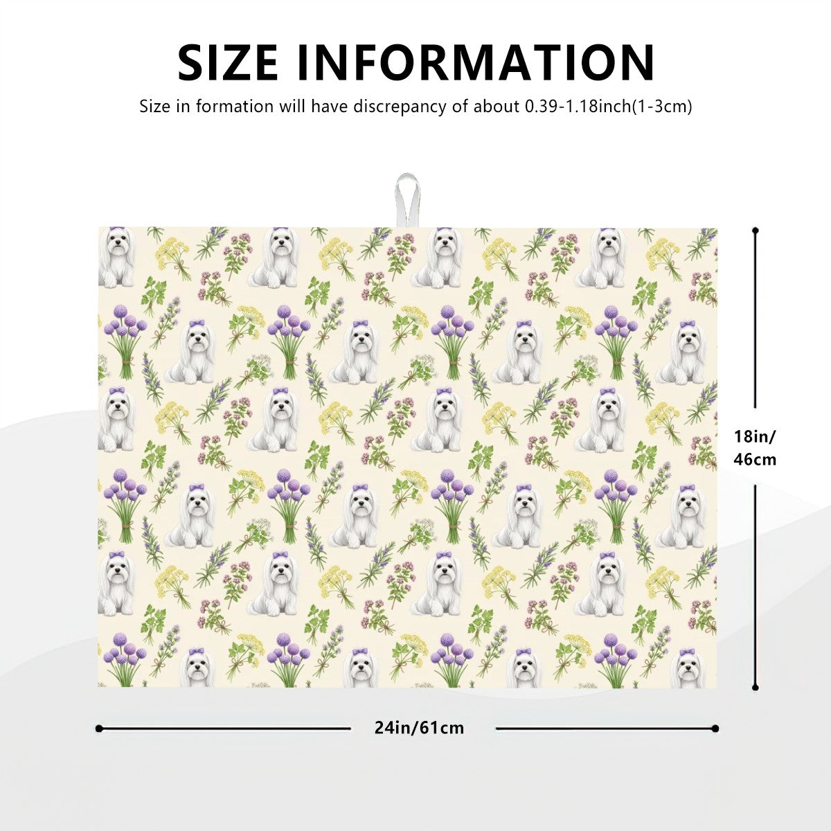 Maltese Large Dish Drying Mat