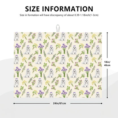 Maltese Large Dish Drying Mat